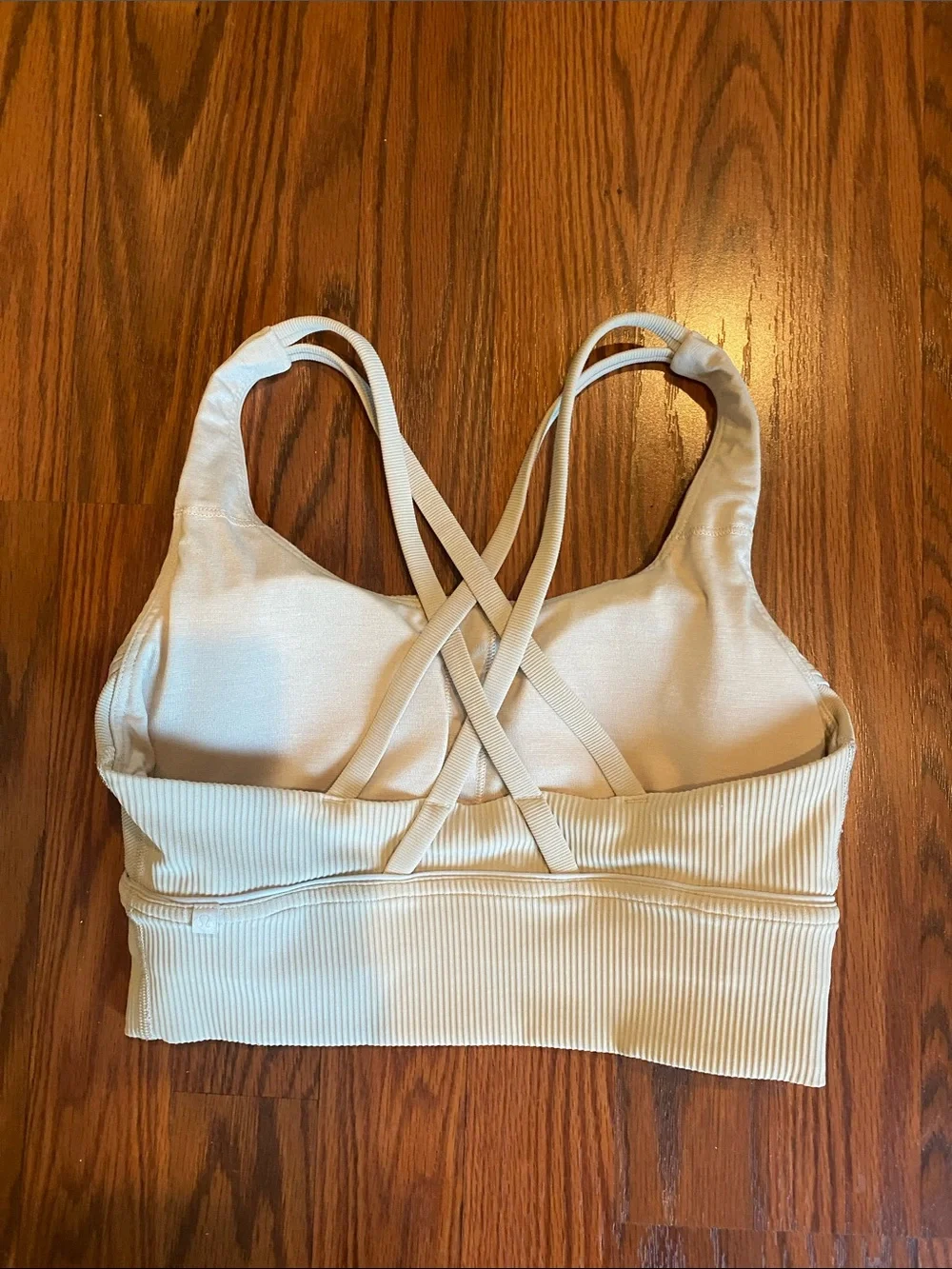Lululemon ribbed sports bra.